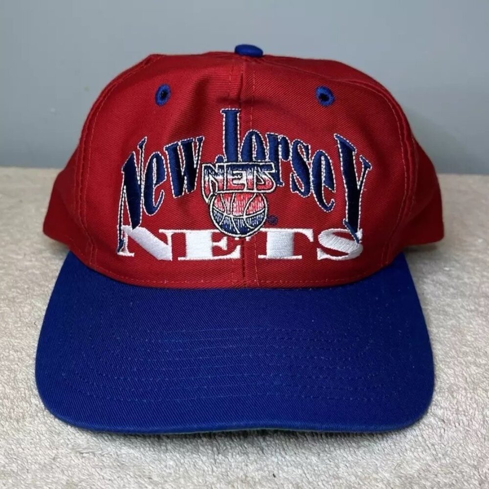 Vintage New Jersey Nets Snapback Hat NJ NBA Official Limited Edition 1440/2000
